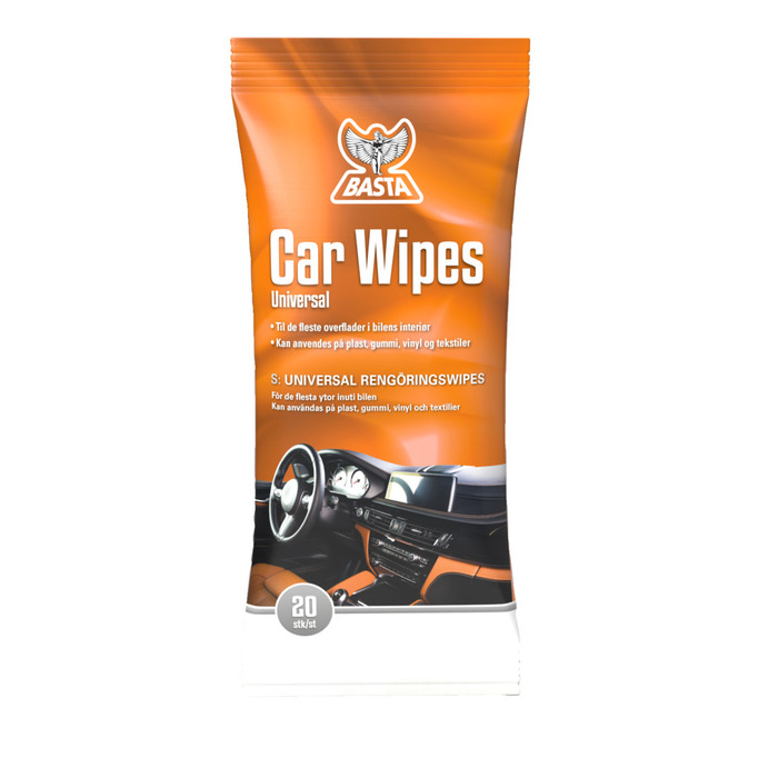 Basta Car Wipes Universal 20 stk.